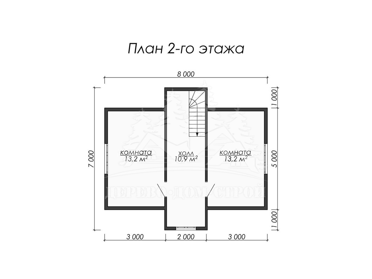 Проект одноэтажного каркасного дома с мансардой и террасой – ДК 025