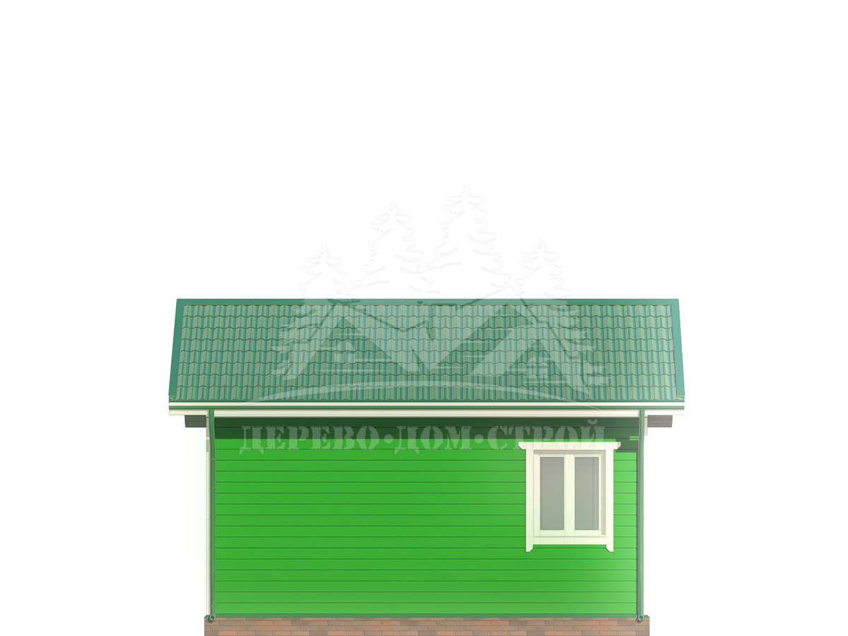 Проект одноэтажного каркасного дома – ДК 083